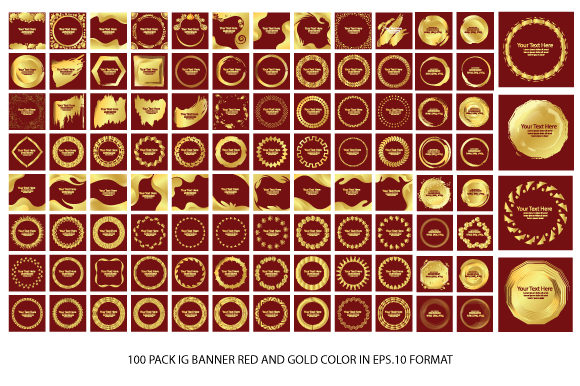 Download Mega Pack Instagram Banner Templates - Premium Resources