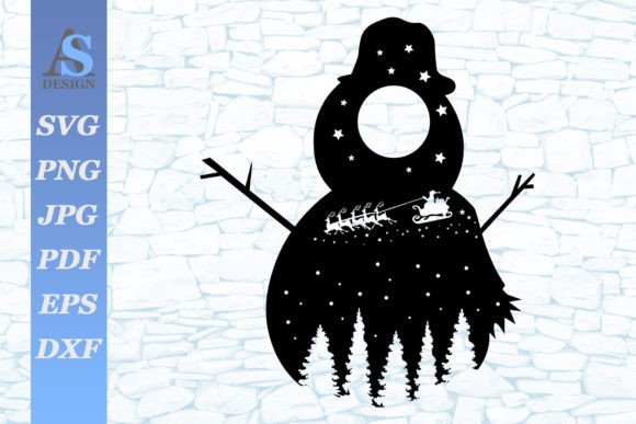 Download Snowman, Christmas Scene SVG - Christmas scene svg Collection