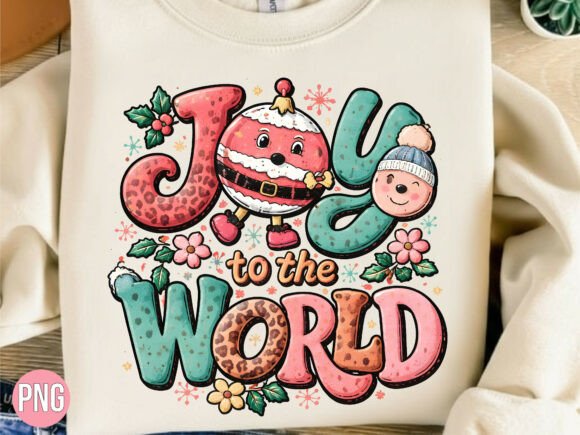 Download Joy to the World Christmas PNG T-shirt - Joy to the world Collection