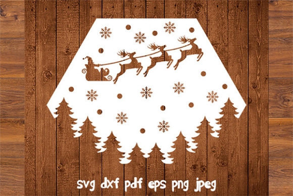 Download Christmas Scene Svg, Santa Svg - Premium Bundle