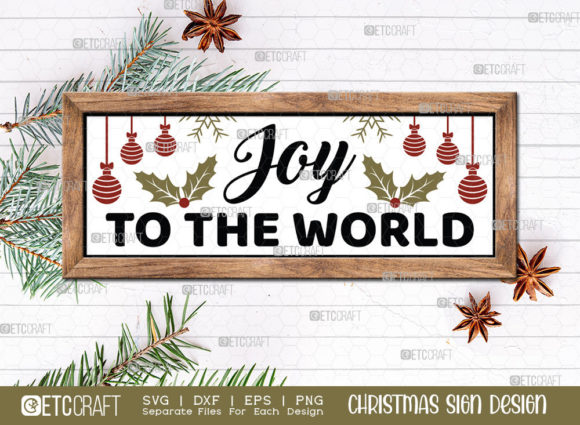 Download Joy to the World Sign SVG Cut File - Joy to the world Collection