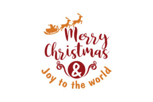 Download Merry Christmas &amp; Joy to the World SVG Cut - Joy to the world Collection