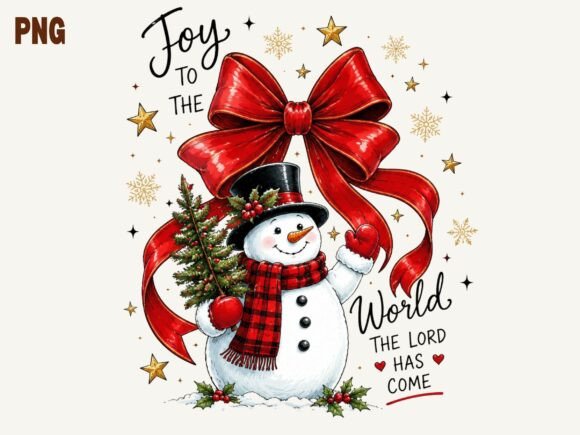 Download Joy to the World Snowman Christmas PNG, - Joy to the world Collection