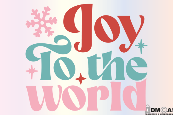 Download Joy to the World Svg Retro Christmas Png - Joy to the world Collection